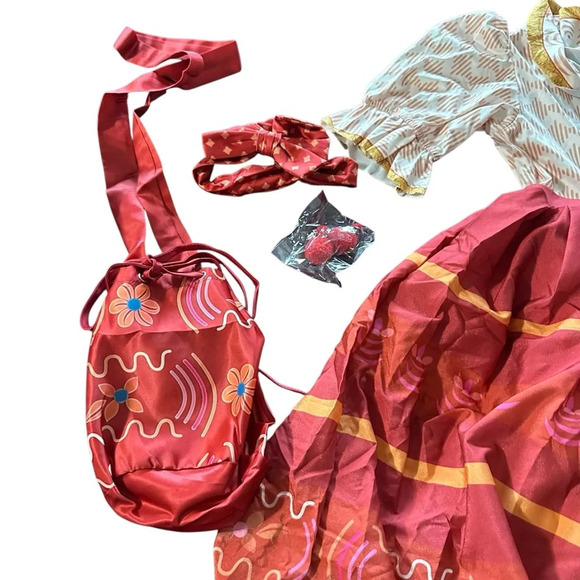 Magic Dress Costume Girls Cosplay Role Play Clothes Kids Halloween Stage Show - Picture 3 of 5